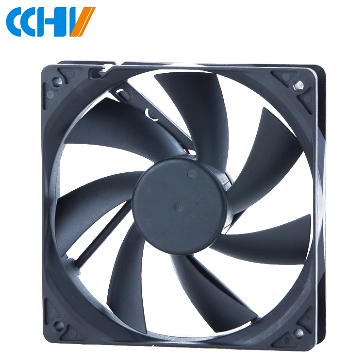 small dc square 120mm silent brushless computer cooling fan