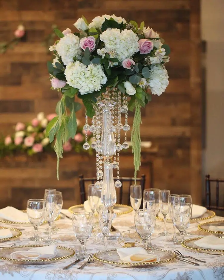 
Crystal centerpieces for wedding table/flower stand for decoration wedding centerpieces 