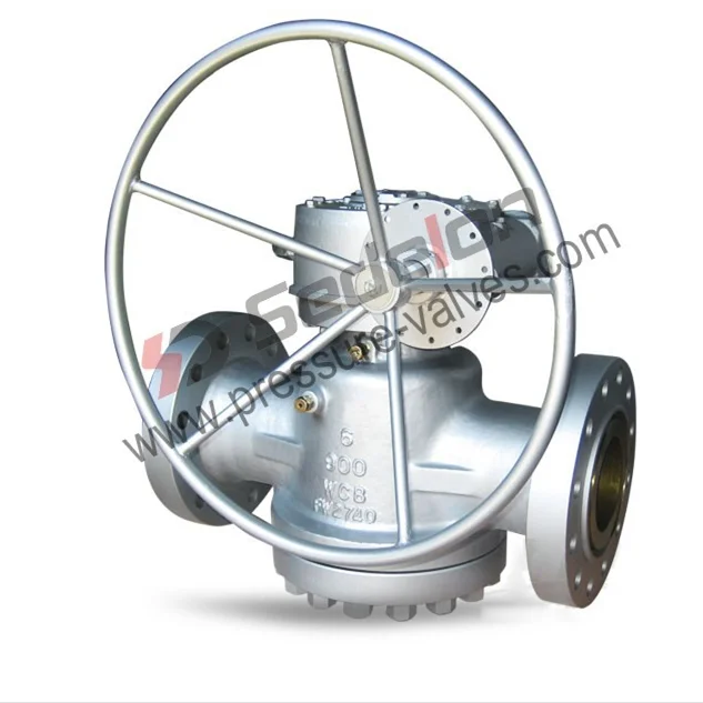 Manual API6D lubricated Pressure Balanced Plug Valve