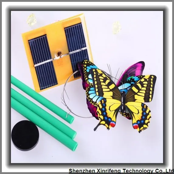 
Triple solar powered flying fluttering butterflies for garden plants flowers decoration 