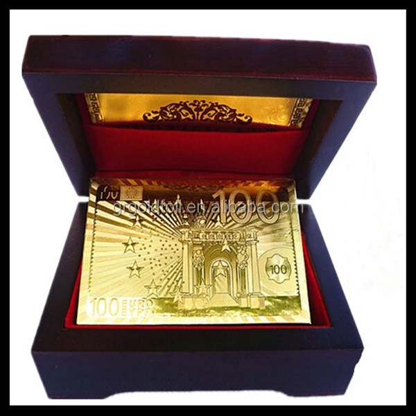 24k gold playing cards in wooden box high class boxed playing cards