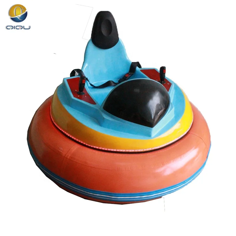 QIQU amusement park kids 12v li ion battery operated bumper cars with low price for sale / chinese inflatable ufo bumper car