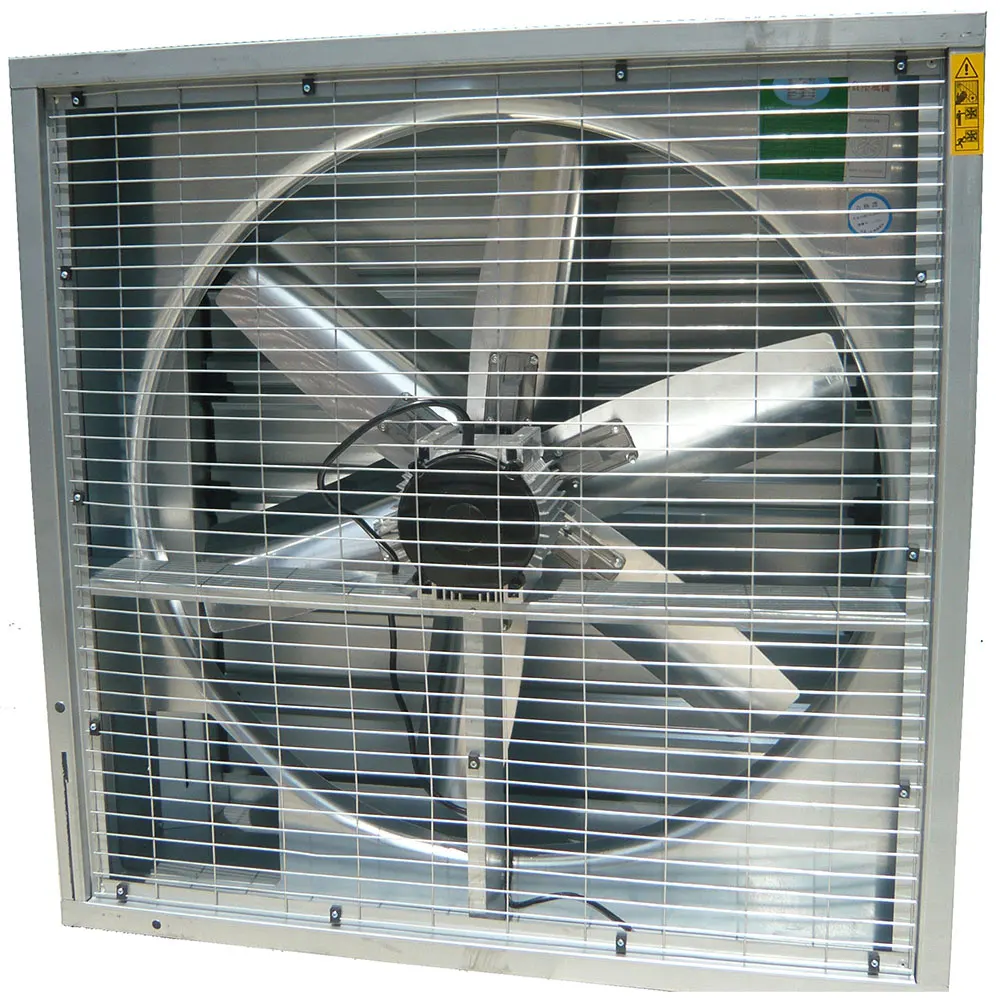 high quality direct drive low power pneumatic galvanize axial circulation fan