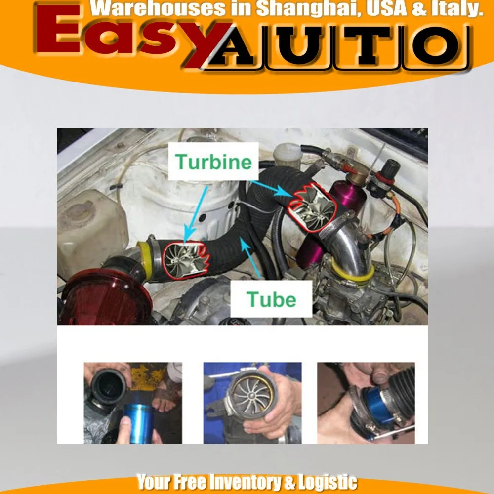 F1-Z UNIVERSAL AIR INTAKE DUAL TURBONAT OR TURBO FUEL SAVER FAN (F1-Z) Single