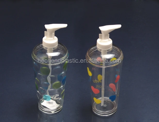 Дешевая распродажа индивидуальный дизайн печати пластиковые дозаторы жидкого мыла дезинфицирующее средство для рук