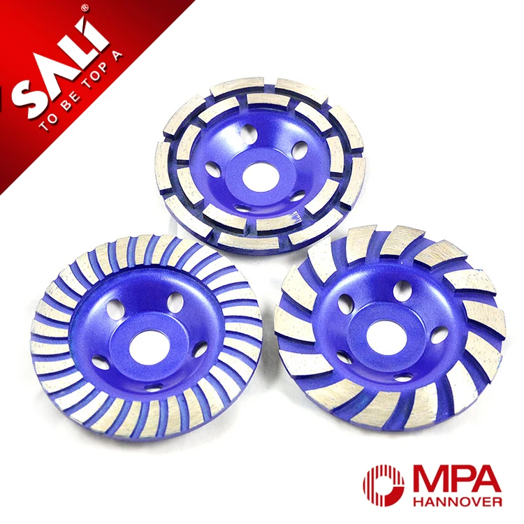 Двухрядный алмазный шлифовальный круг 4 дюйма для общего кирпичного материала