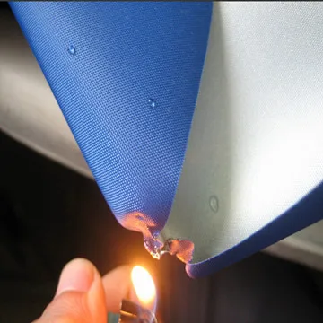 Water resistant Flame retardant fluorescence oxford fabric for rain jacket