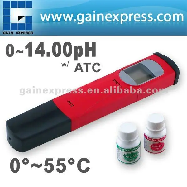 PH-0093 цифровая ручка - тип рн-метр тестер термометр температуры ° с 0.00-14.00 диапазон рн + постройки в увд