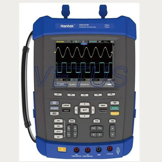 Hantek DSO1202E 5 in 1 6000 Counts DMM Digital FFT Spectrum Analyzer with Frequency Counter 200MHz 2 CH Handheld Oscilloscope