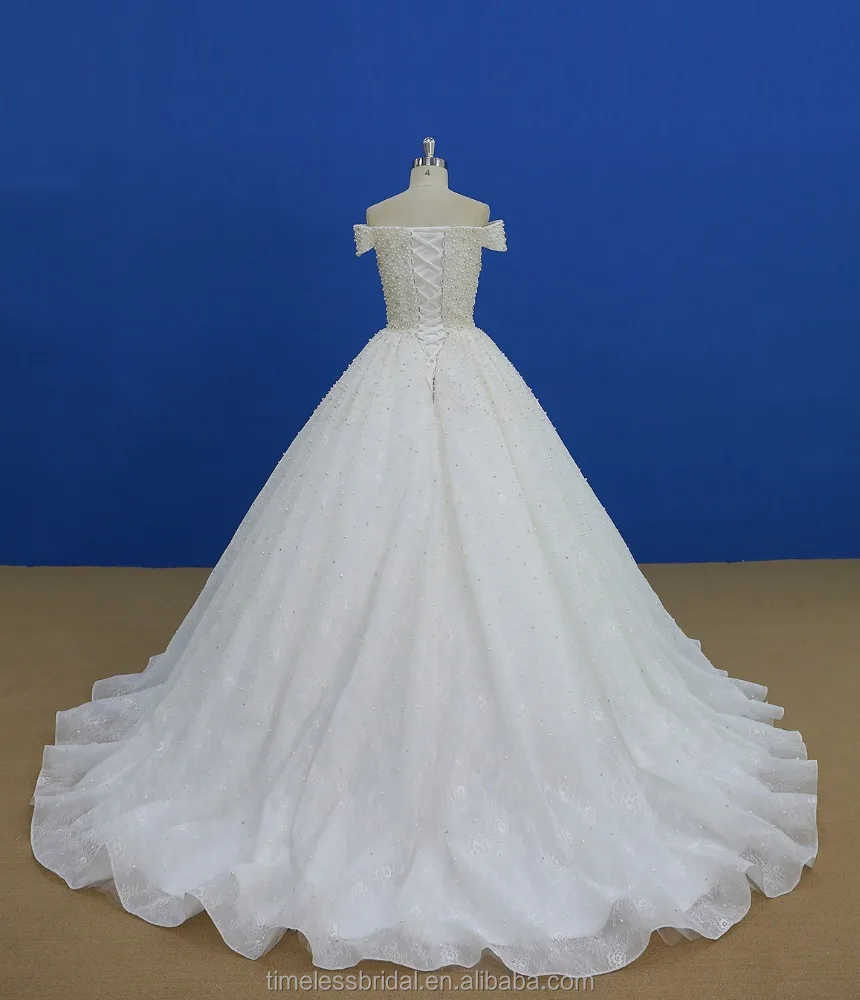 2017 latest real sample top quality egypt wedding dress