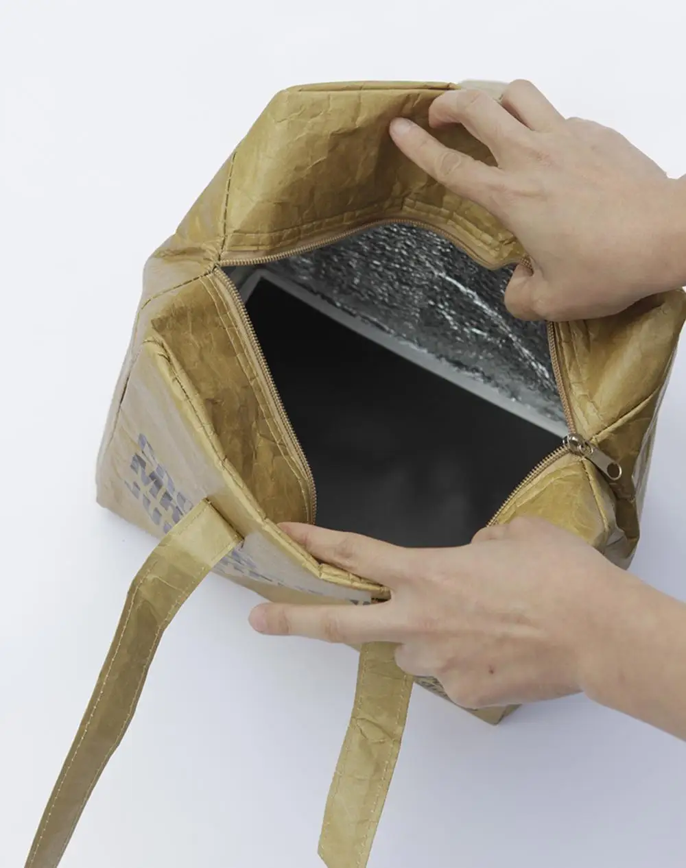 Untearable waterproof tyvek lunch cooler paper bag insulated