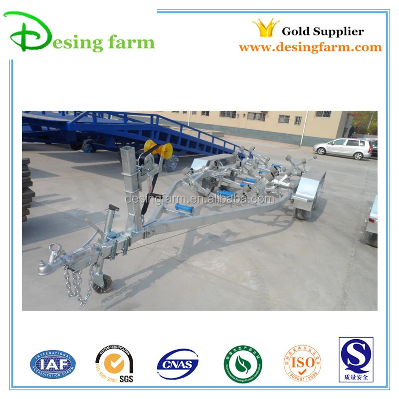 New design galvanized steel ski jet yacht boat trailer for Australia