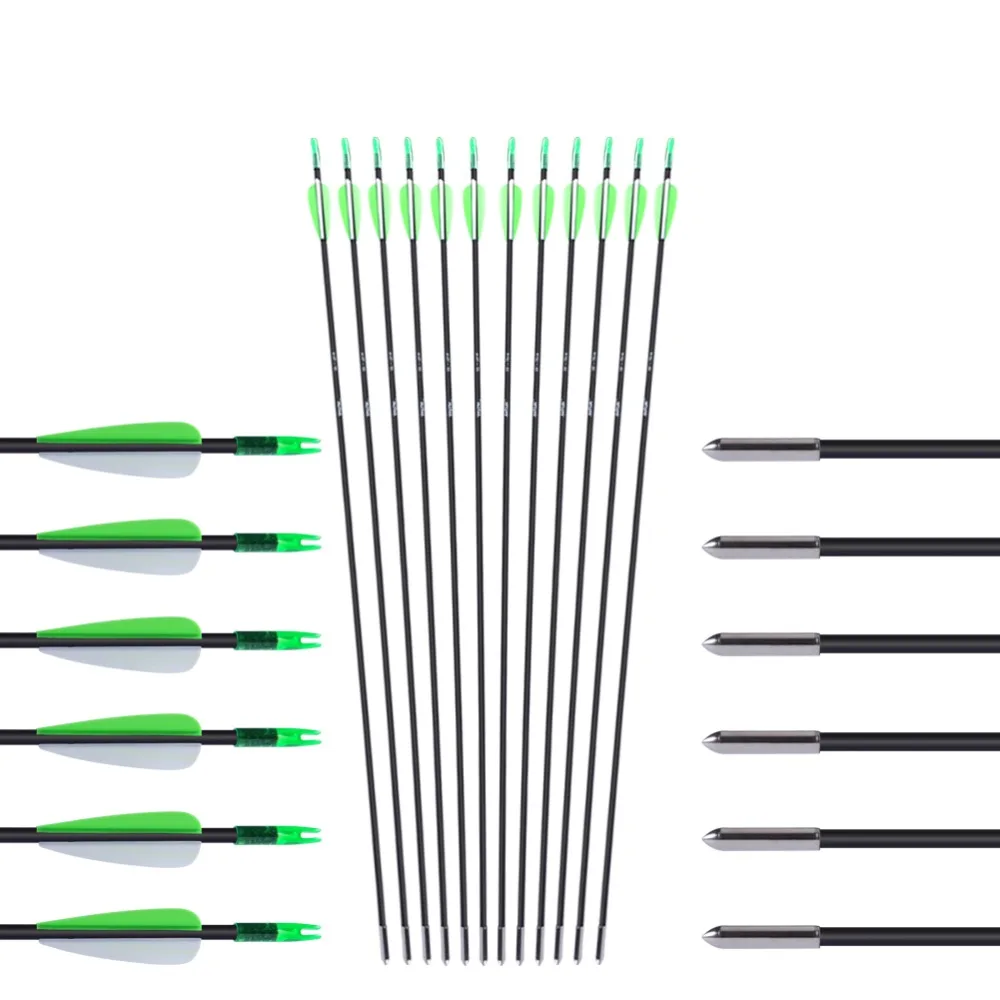 Hunting archery fiberglass bow arrow