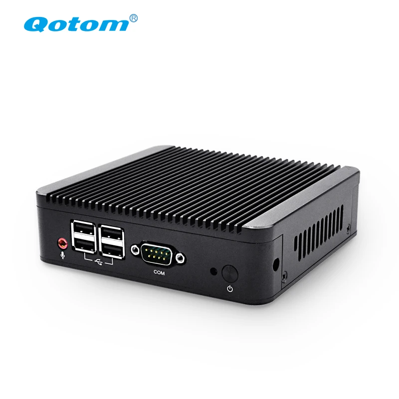  Компактные мини-компьютеры Qotom 2 LAN 1007u DDR3 ram Win XP win 8 10 12