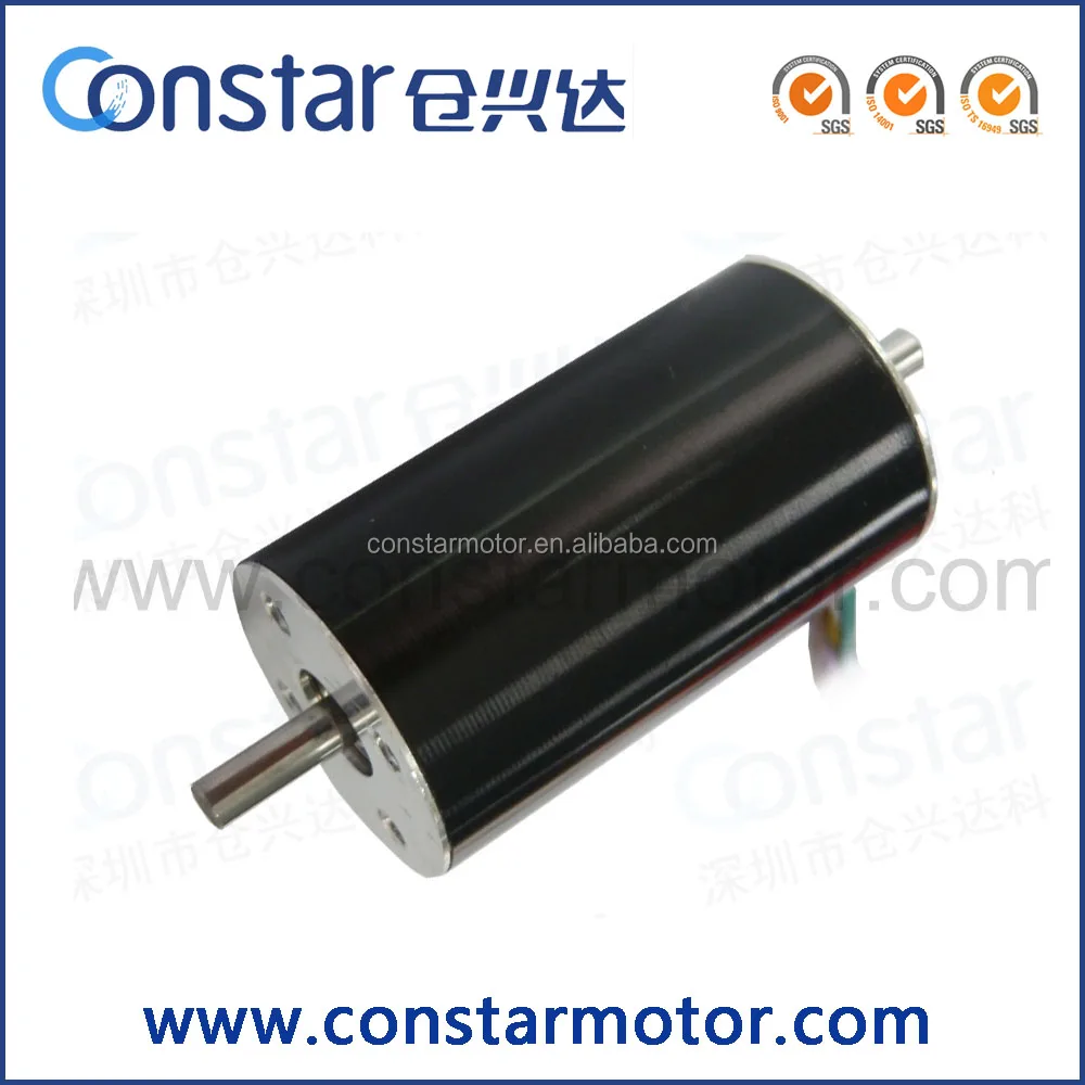 40mm 24v long life slotless inner runner with hall electrical dc brushless small bldc motor