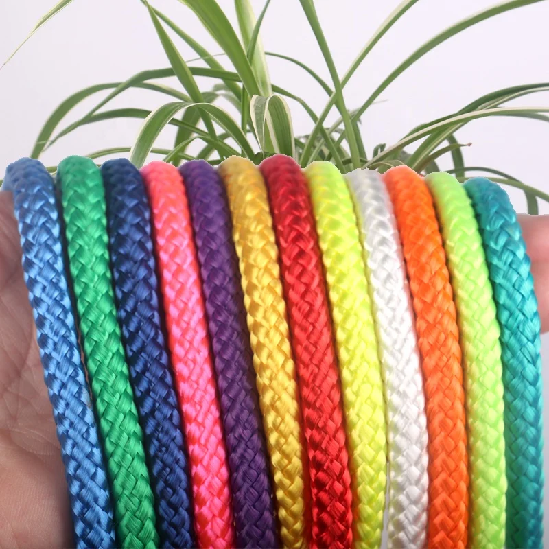factory wholesale price Green amusement equipment polyester rope 1 inch pp nylon rope