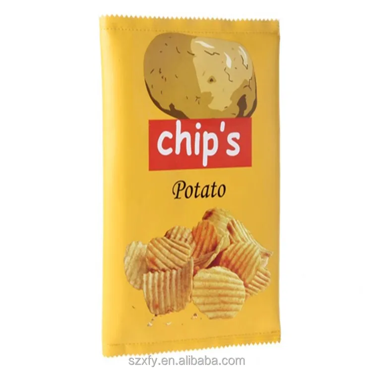 Wholesale Custom Logo Design Printing Plastic Potato Chips Bag