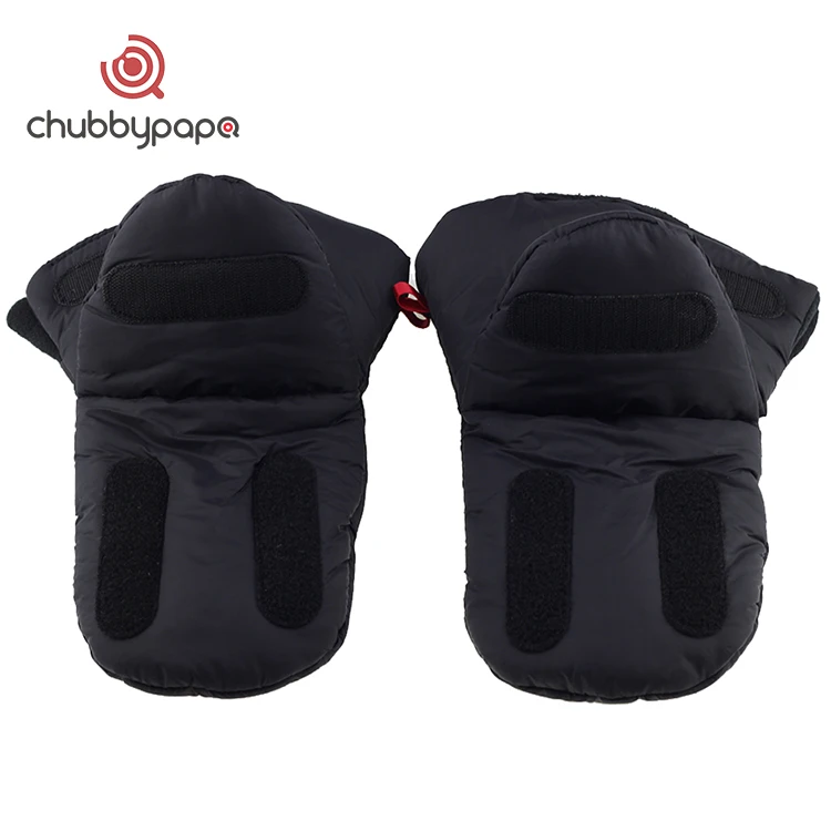Extra Thick Stroller Hand Muff Pram Gloves Winter warm Waterproof Anti-freeze Gloves Hand Cover Stroller Gloves
