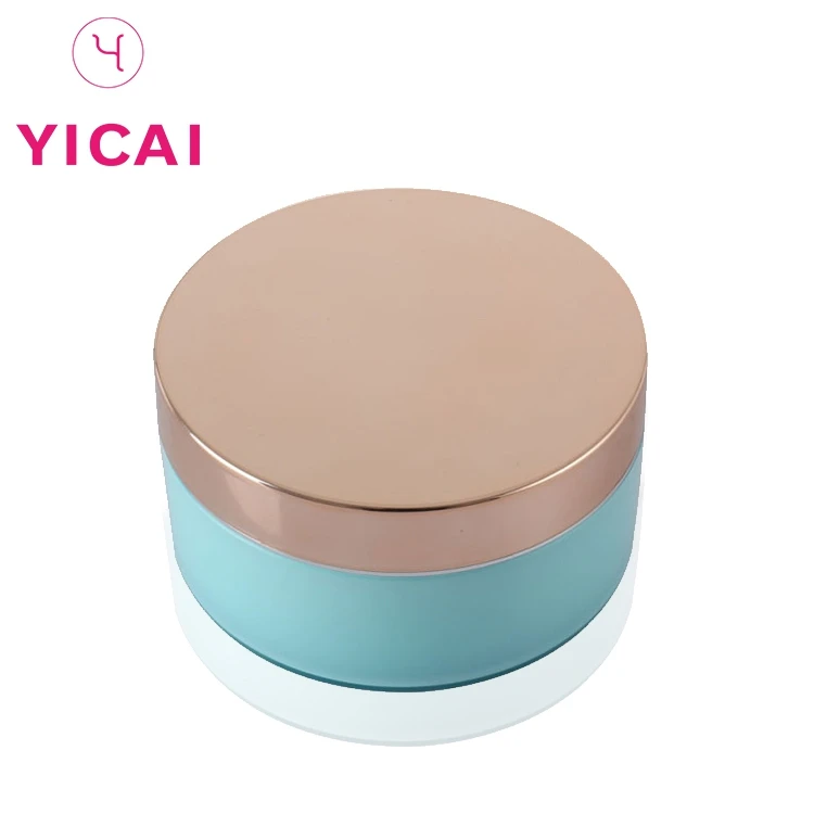 100 ml 200 ml 250 ml 300 ml 400 ml 500 ml custom cream packaging container collections cosmetic jar with rose gold lids
