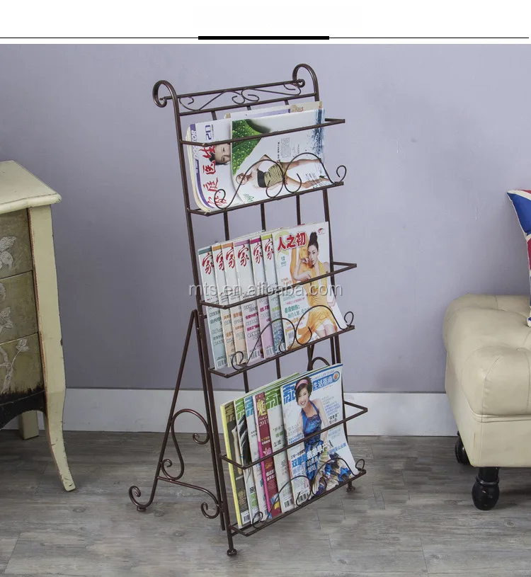 shop display book racks/newspaper display stand