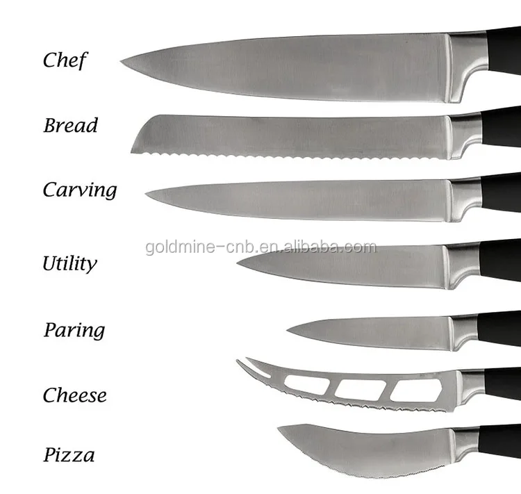 
Hot selling 13 pcs stainless steel knife set 