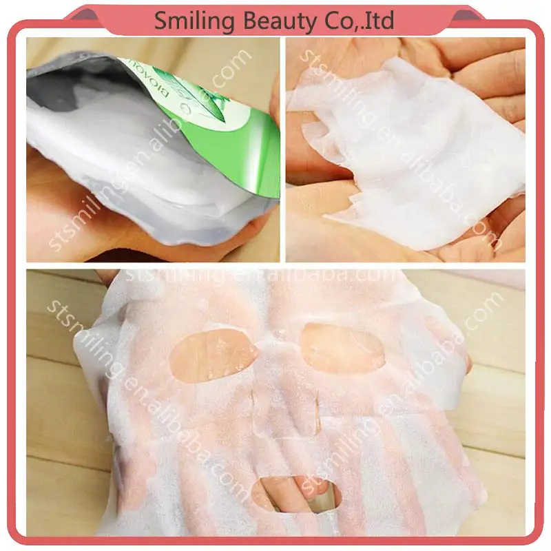 BIOAQUA Aloe Vera 92% Sooting Gel Face Mask Collagen Anti-aging Moisturizing Whitening Facial Mask Face Care Sheet Mask