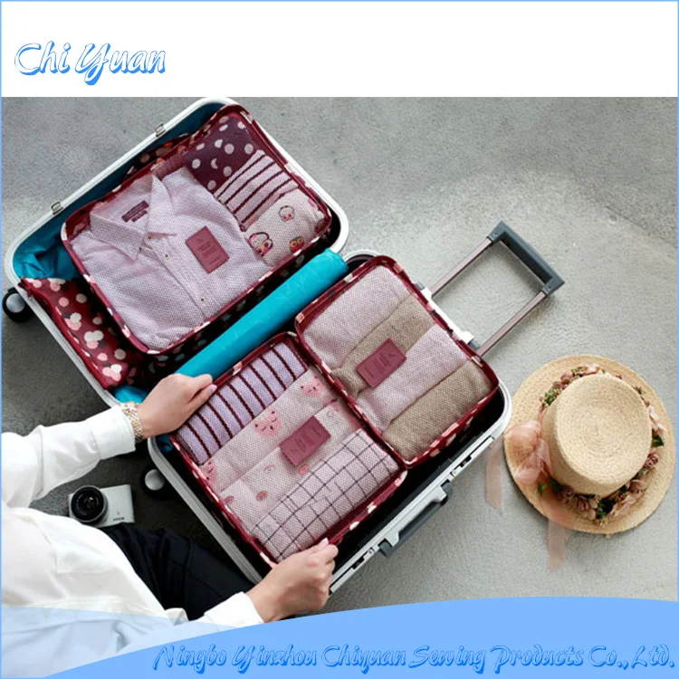 
Travel Shirts Shoes Accessories 7pcs A Set Luggage Packing Cubes Set 