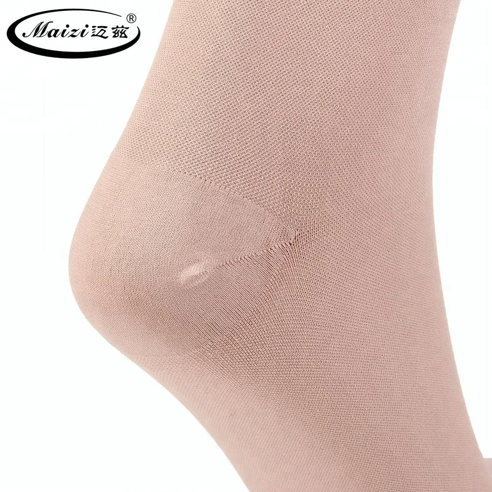 
Custom Medical grade Moderate 23-32 mmHg Unisex Close Toe Knee High Compression Socks for Varicose Veins 