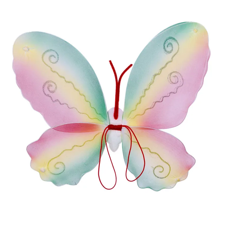Wholesale colorful kids dress up costume fairy butterfly wings dress up cheap