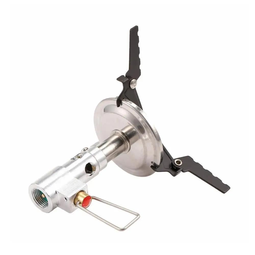 New Coming Ceramic Coating Ultralight Mini Camping Gas Stove, Pocket Hiking Outdoor Backpacking Butane Propane Gas Burner 2300W