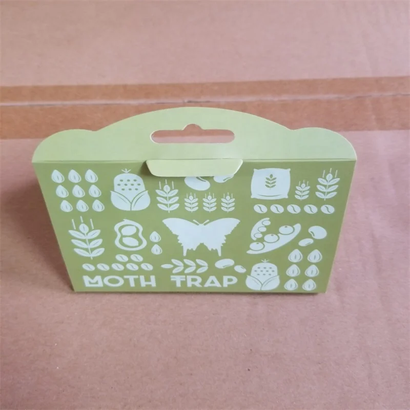 Clothes Moth and Pantry Moth Pheromone Glue Traps Paper material 29.7x11cm 1pcs per foilbag 6pcs per color box