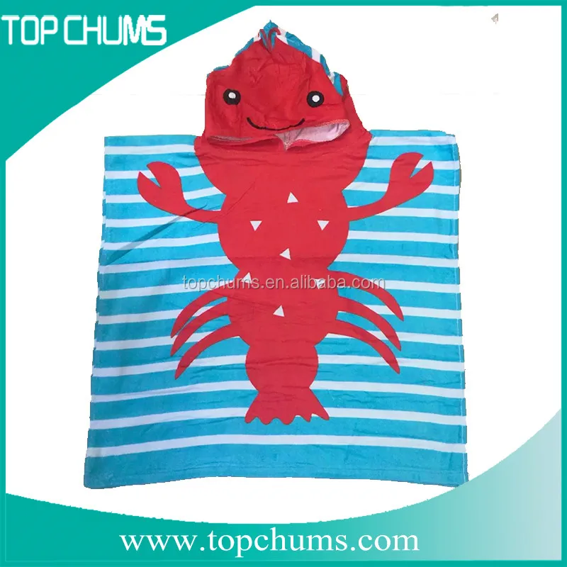 
wholesale hotel hooded fleece cotton animal children kids Baby bathrobe 