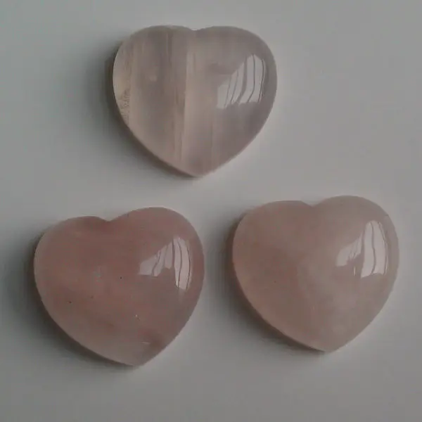 18*26mm Natural Rose Quartz Heart Shape Cabochon