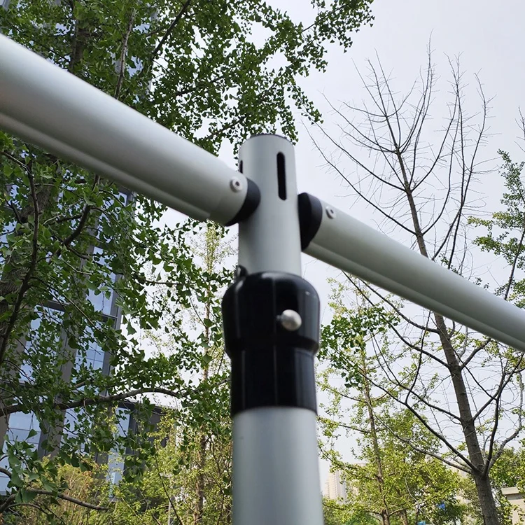 High Quality Adjustable Aluminum Event Double Crossbar Hangers Pipe And Drape On Sale