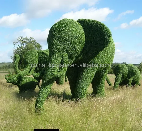 LSWS15122620 China wholesale custom made style artificial boxwood sculpture for landscaping