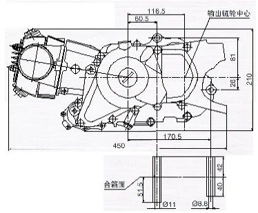 Китайские двигатели 125cc для мотоцикла, велосипеда-внедорожника, электрический старт