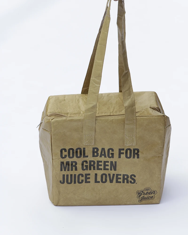 Untearable waterproof tyvek lunch cooler paper bag insulated