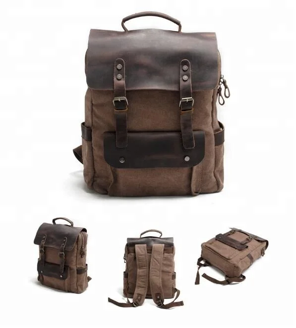 TF8064K blank canvas backpack For Men 3 way Waterproof Laptop Bag rucksack canvas backpack bags