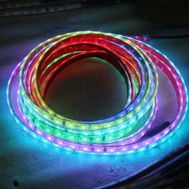 Led Light Strip 5050 Rgb Ledrgb Led Strip Light 5050 Rgb 5M Smart 12V Flexible Remote Led ws2801 ip67 dream color led strip