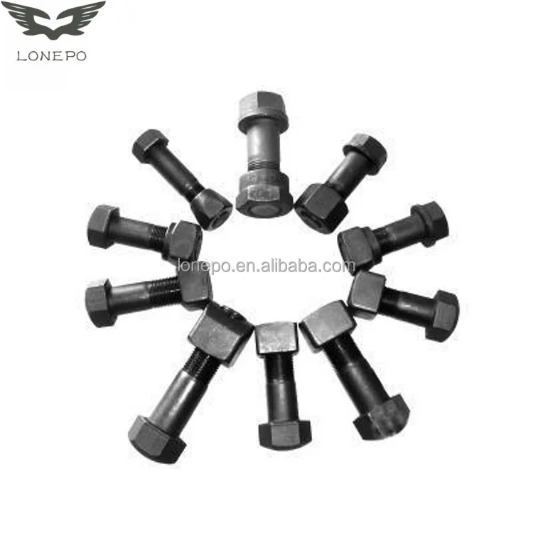 High quality track shoes bolts and nuts for excavators bulldozers