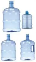 Plastic 5 gallon PC water bottle PET barrel  1 2 3 4 gallon 20liter