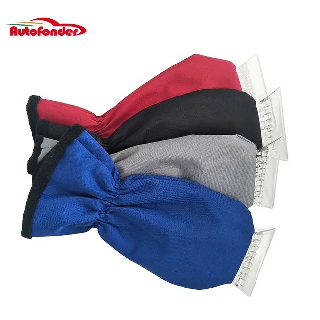 Most Popular Red Color Ice Scraper with Glove/Ice Scraper