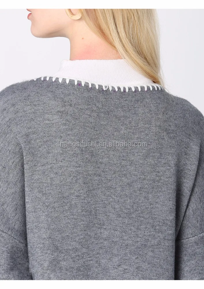 Производитель предоставляет индивидуальный OEM Кардиган с длинным рукавом в Европейском стиле, длинное пальто, тонкий женский свитер