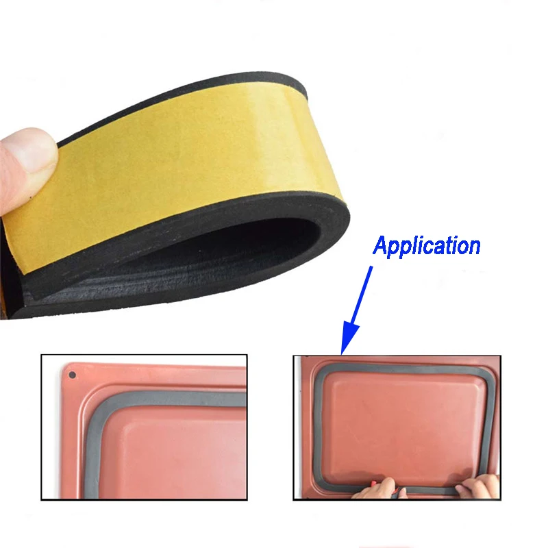 semicircle self-adhesive EPDM rubber foaming sealing strip