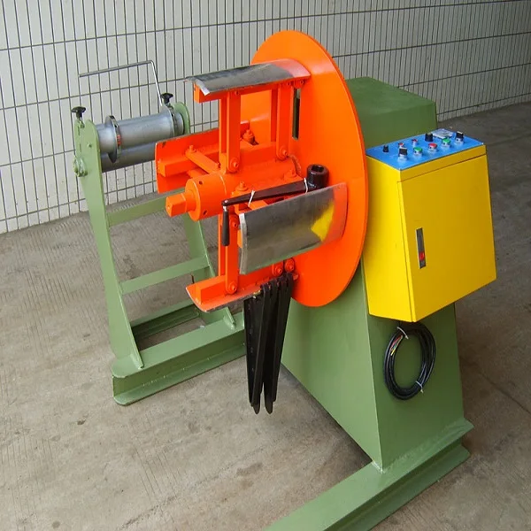 
Factory price metal sheet recoiler machine with tightening device (RMT-400 ) 