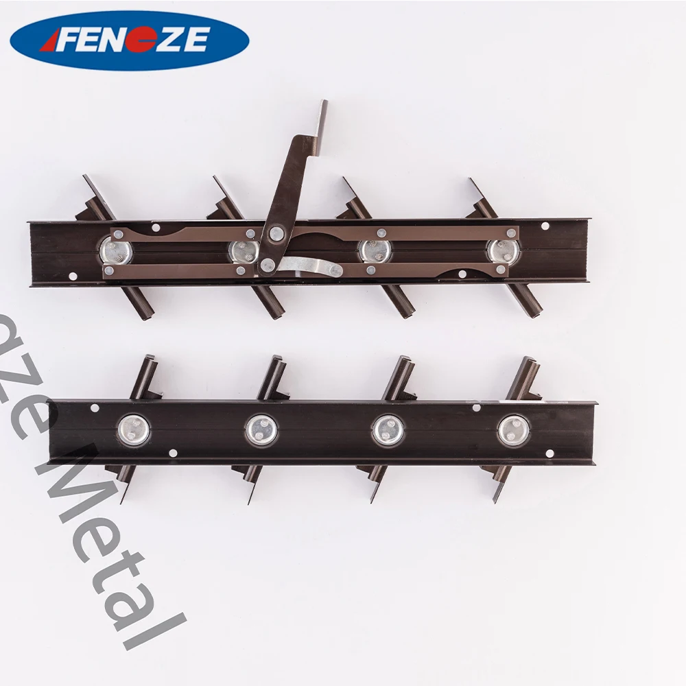 aluminum louvre frame South africa price modern aluminium used 44mm 4 inch Bronze jalousie window frame