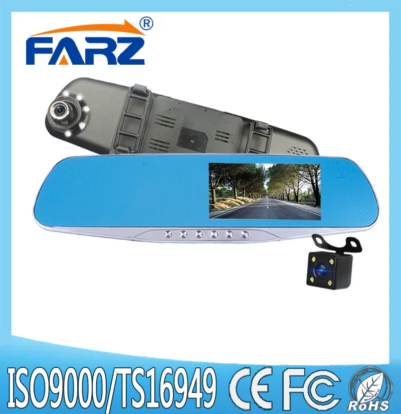 Rearview mirror manual camera car hd dvr car side mirror camera 1080P hidden FC450