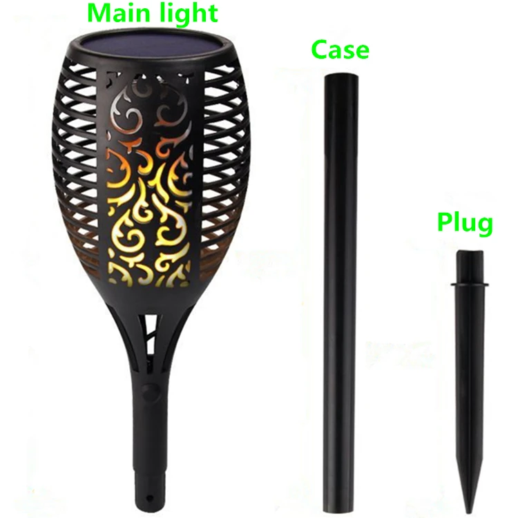 Открытый мелькать пейзаж украшения сад лампы Водонепроницаемый светодиодный солнечный свет пламени