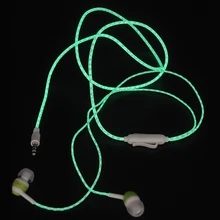 Hot Glow In The Dark Headphones Cool Led Earphone Luminous Neon Headset With Microphone Night Lighting