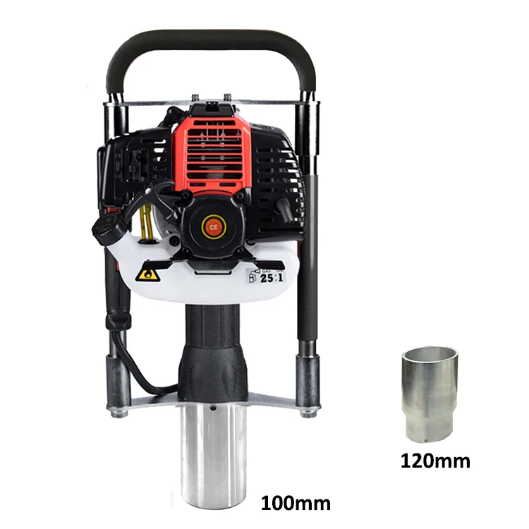 51.7cc DPD-100 2 stroke gasoline post pile driver fence